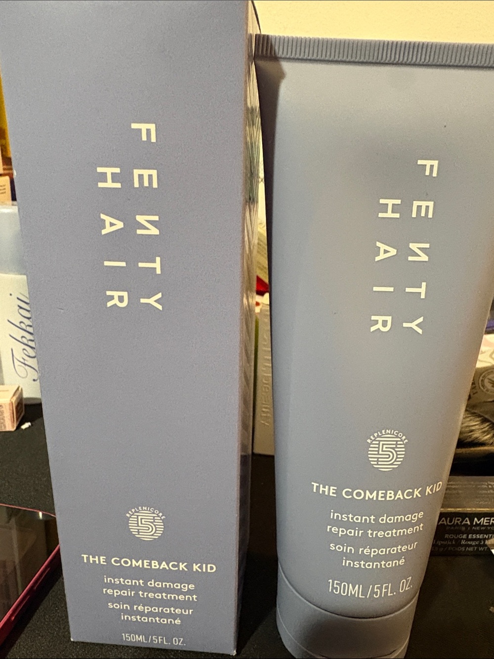Fenty Beauty Hair The Comeback Kid Repair Treatment - Lavender Gray Packaging